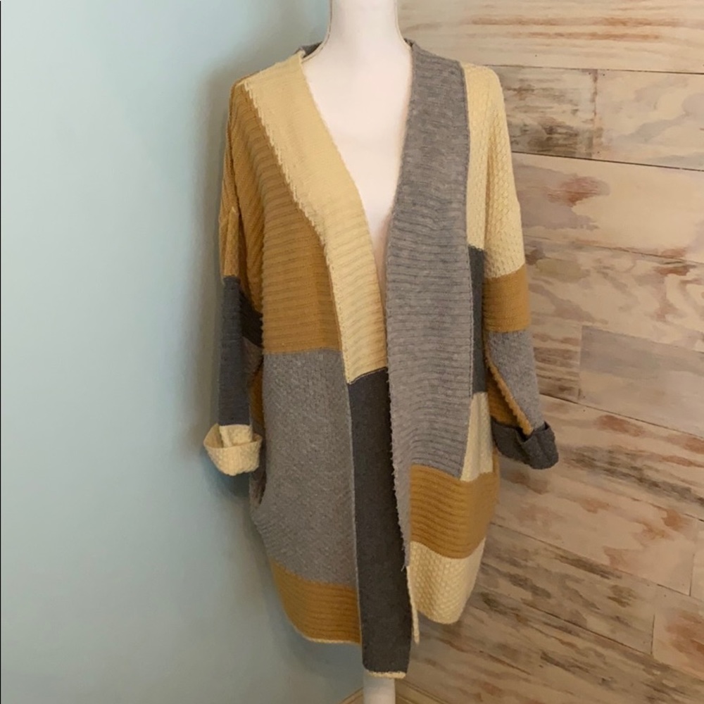 Woven Heart Patchwork Cardigan!